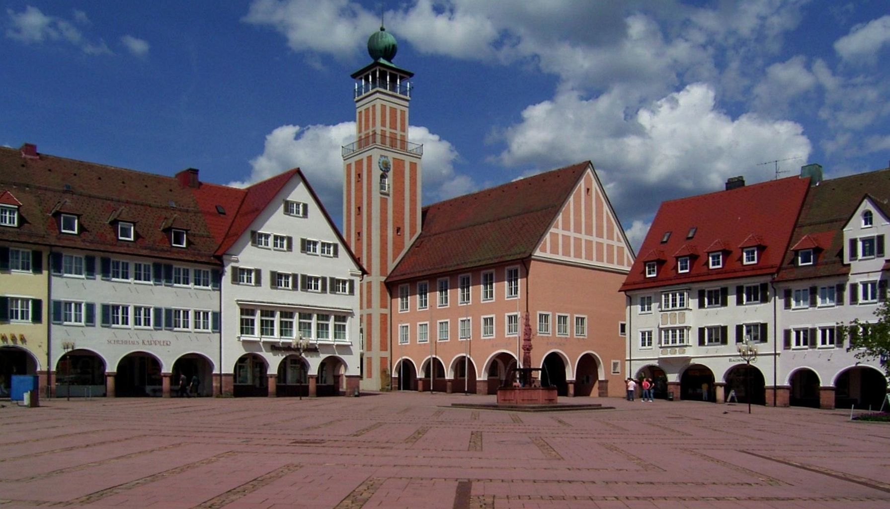 Der Marktplatz in Freudenstadt